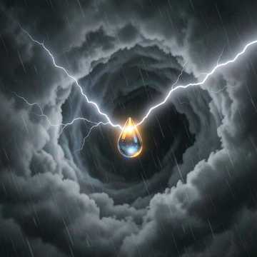 Lightening strikes your heart