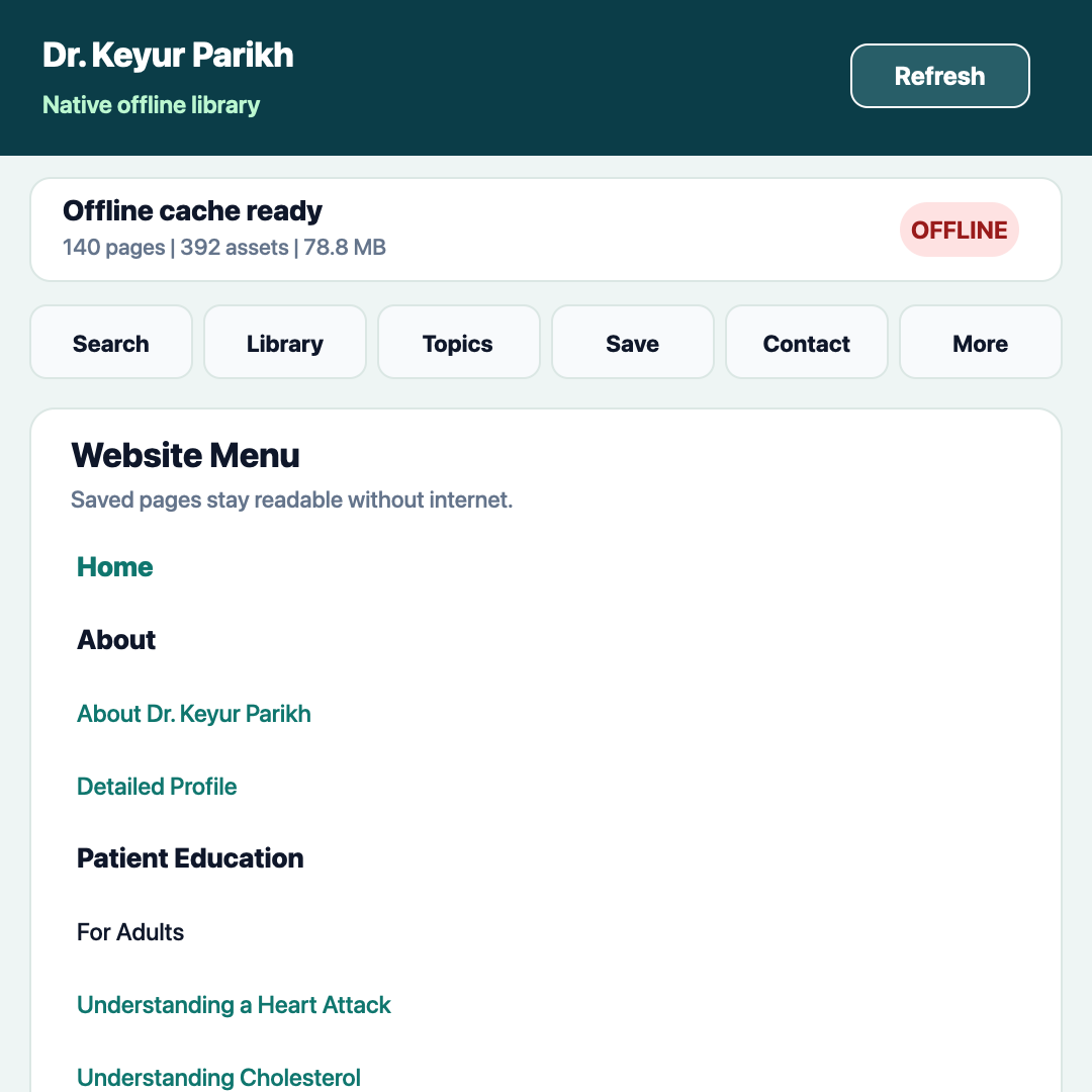 Dr. Keyur Parikh Offline screenshot