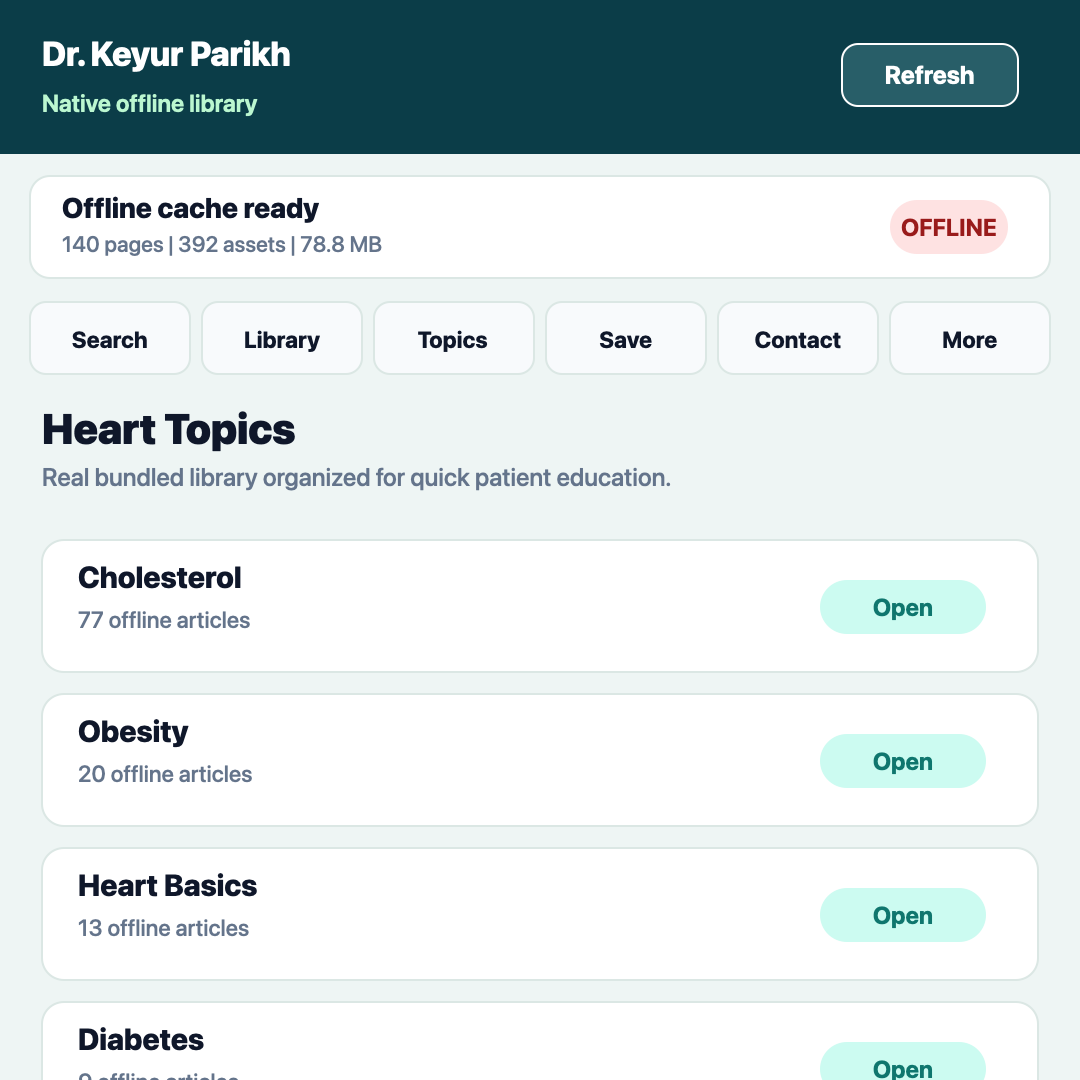 Dr. Keyur Parikh Offline screenshot