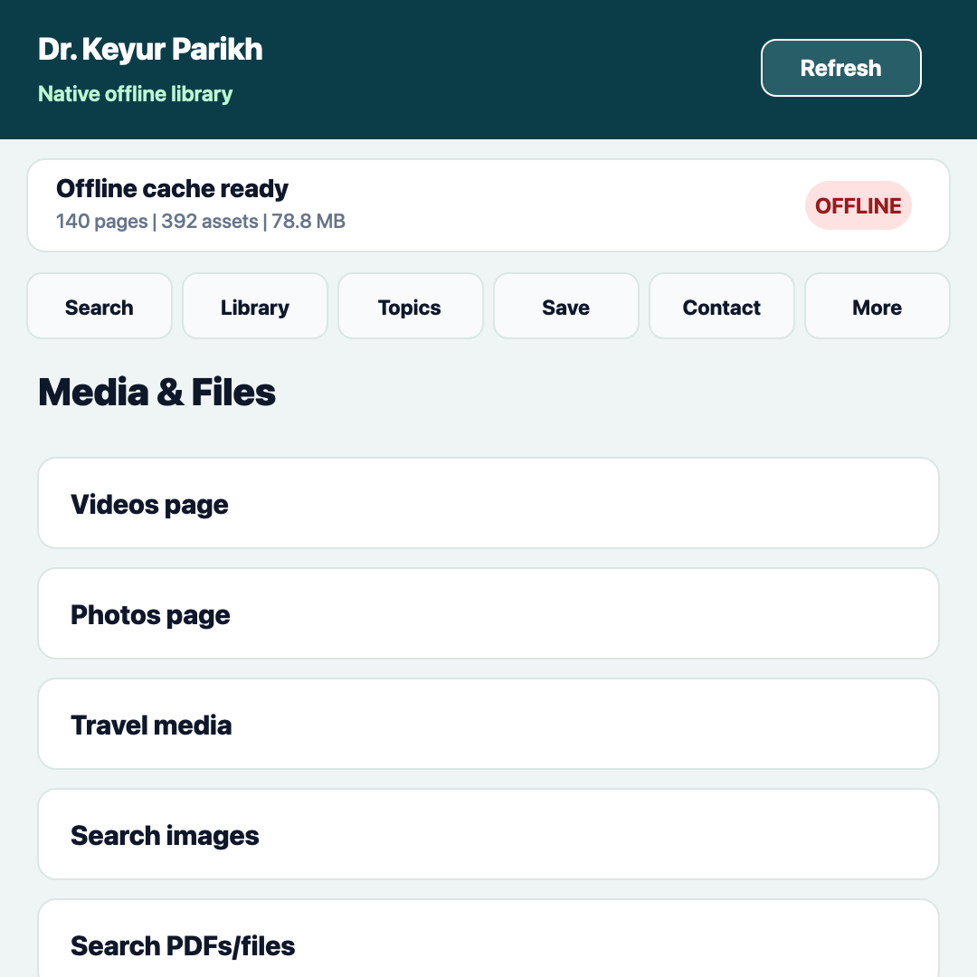Dr. Keyur Parikh Offline screenshot