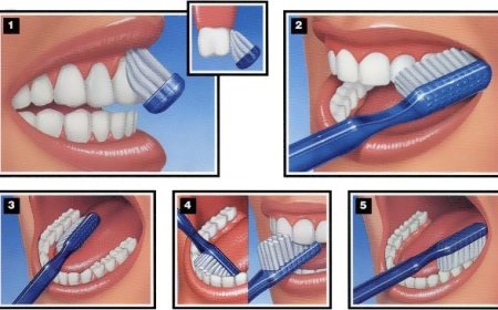 Effective tooth brushing and flossing